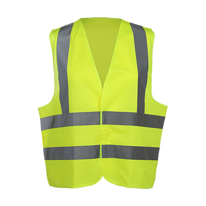 High-Visibility Safety Vest for Adults with Reflective Tape