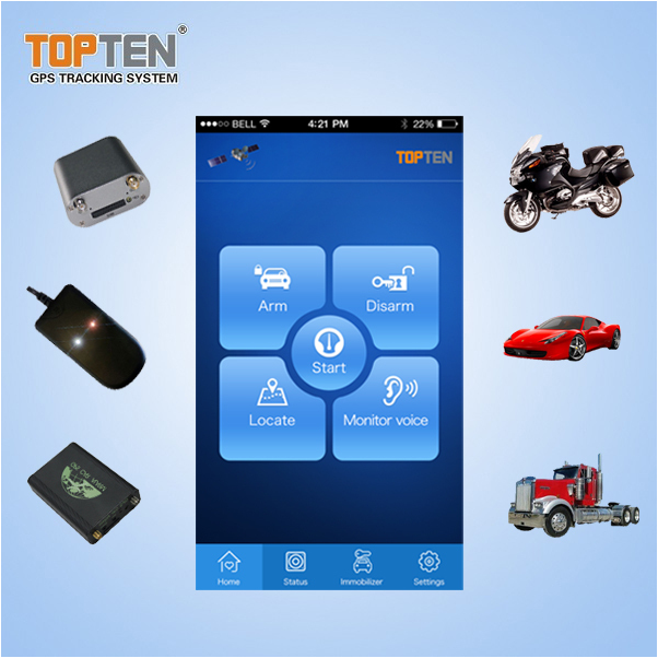 GPS Tracking System with RFID, Fuel Sensor, Camera, Two Way Talking Free (TK510-KW)