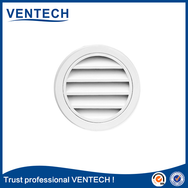 High Quality Brand Product Ventech Aluminum Ball Rainproof Weather Louver and Grille