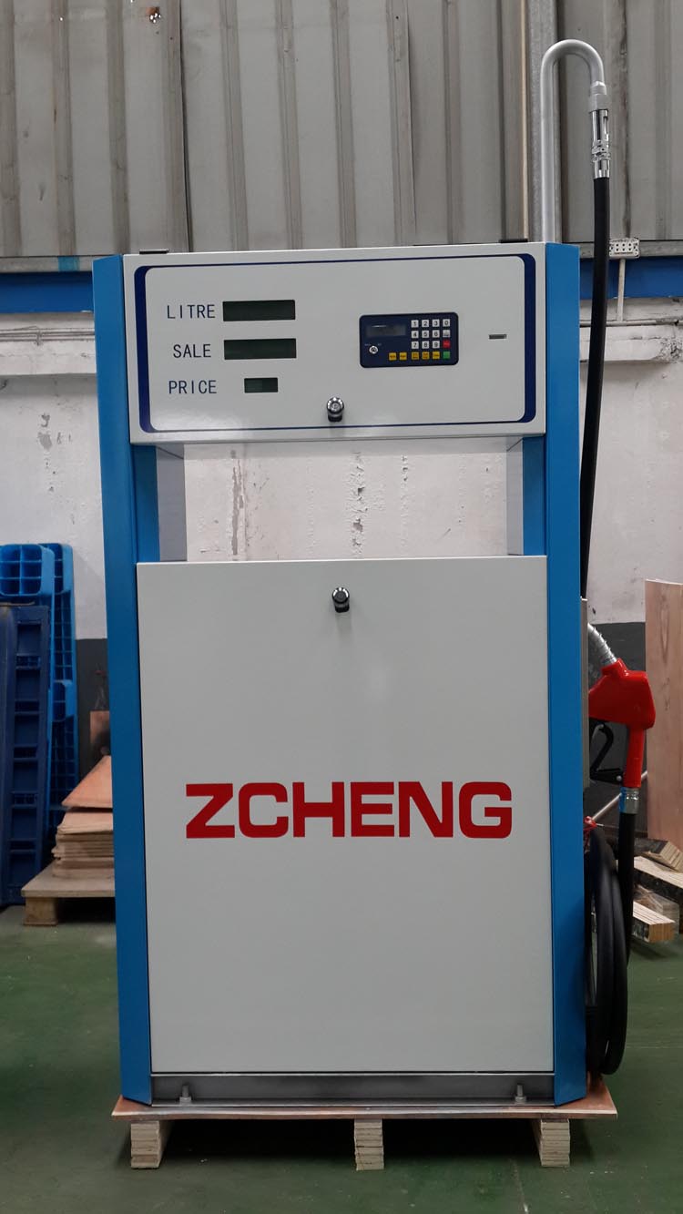 Zcheng Petrol Station Fuel Dispenser Win Series Single Nozzle with High Pipe