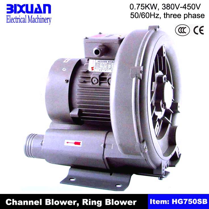 Ring Blower 0.75kw Vacuum Pump Air Blower Vortex Pump Vortex Blower