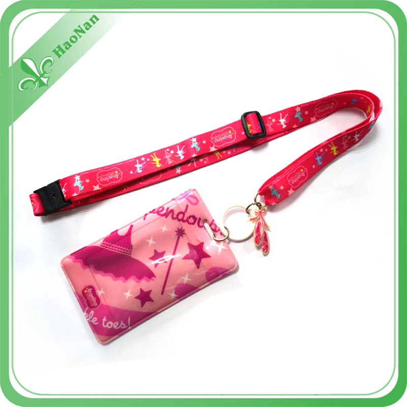 2016 Best Price Sublimated Lanyard with Card Holder for Christmas