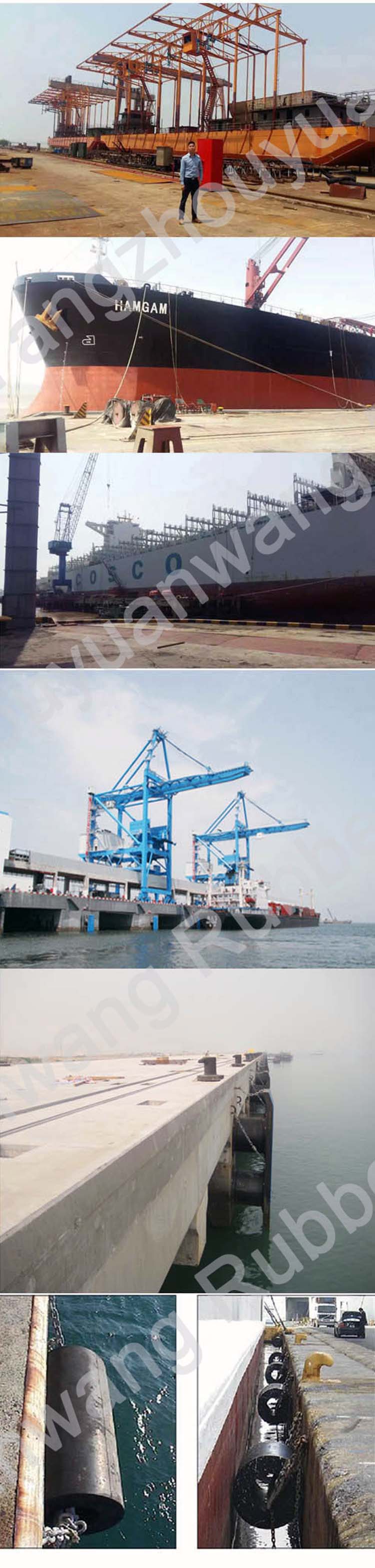 Marine Mooring D Type Rubber Fender