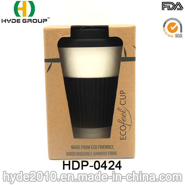 2016 Biodegradable Reusable Bamboo Fiber Coffee Cup (HDP-0424)