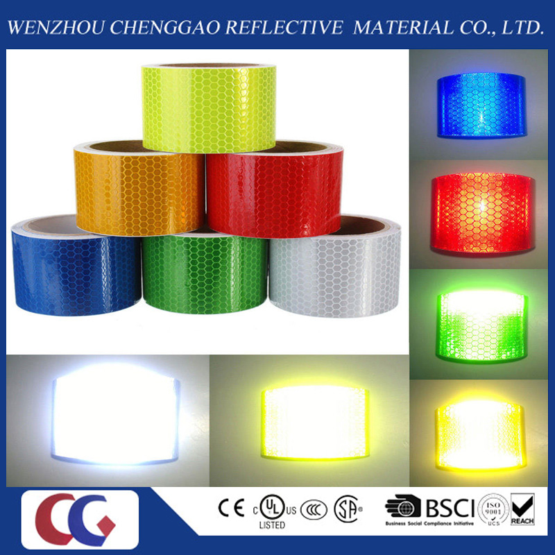 Fluorescent Reflective Safety Warning Adhesive Engineering Marking Tape (C3500-OXF)