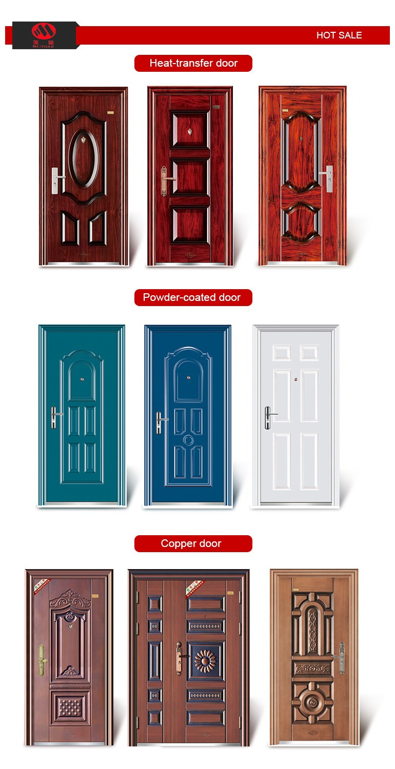 Security Steel Entrance Door Nonstandard Iron Entry Door