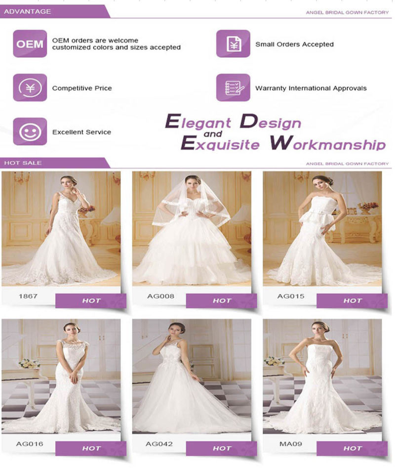 Unipue Design Beauty Wedding Dress