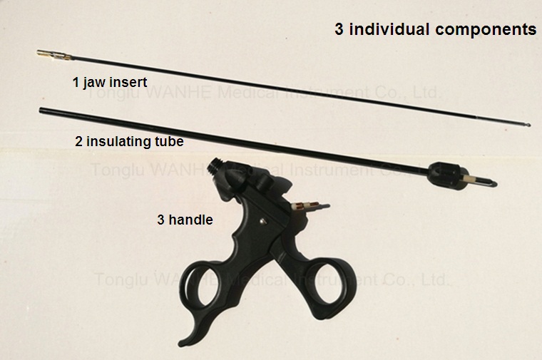 Laparoscopic Instruments Gold Bipolar Coagulating Forceps