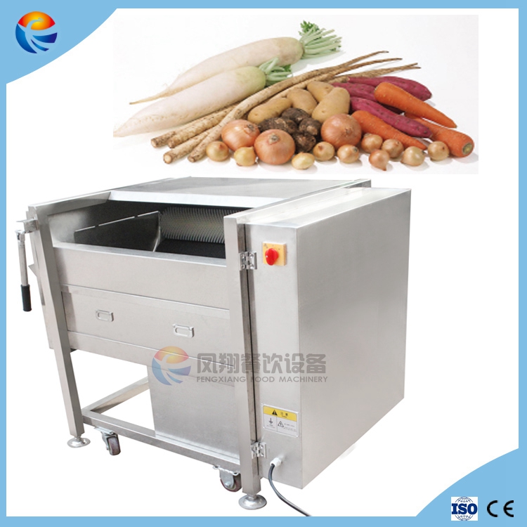 Industrial Commercial Automatic Potato Carrot Yam Vegetable Washer and Peeler