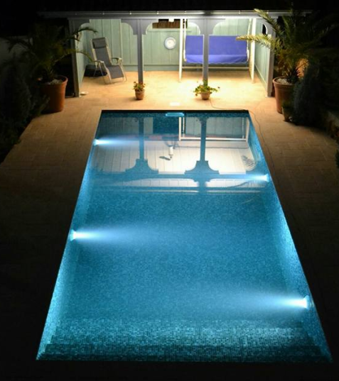 Resin Filled Waterproof IP68 Wall-Mounted AC12V 35W LED Pool Light