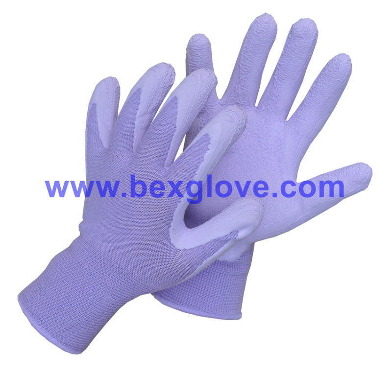 Pretty Color, Foam Finish, Work Glove, Garden Glove