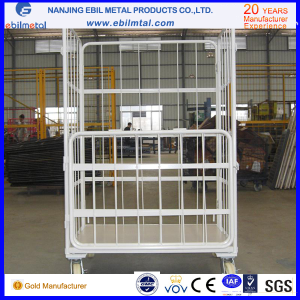 High Capacity Powder Coated Steel Roll Container Made in China