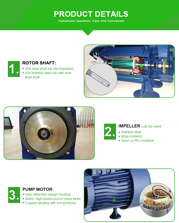 1.0HP Jet Water Pump (JET-100L)