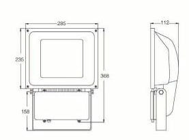 (50W/30W/20W/10W) LED Flood Light (285/228/185/120TG)