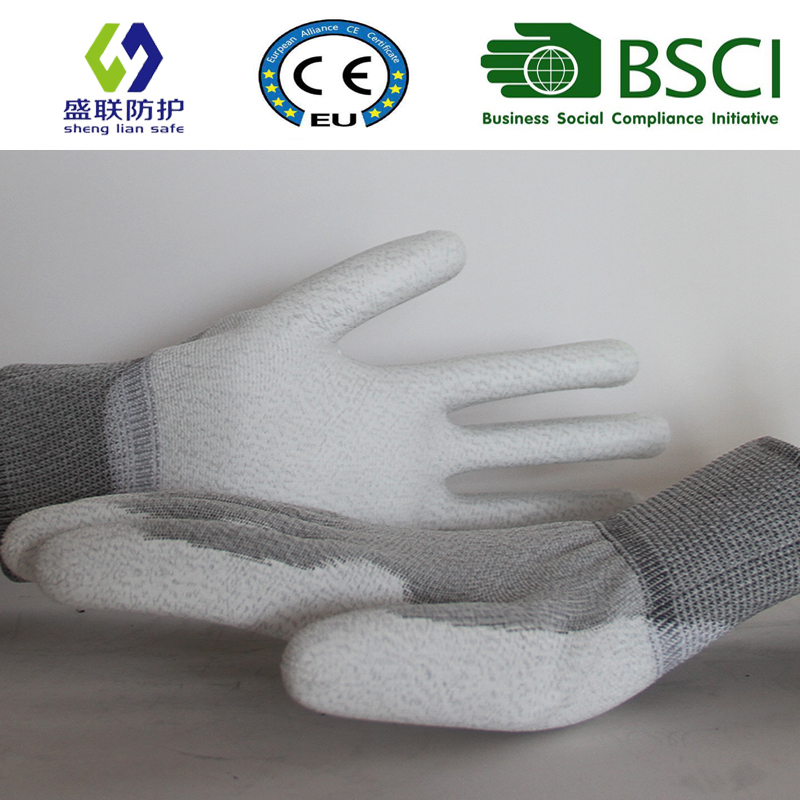 ESD Nylon PU Top Fit Glove (ESD-PU201)