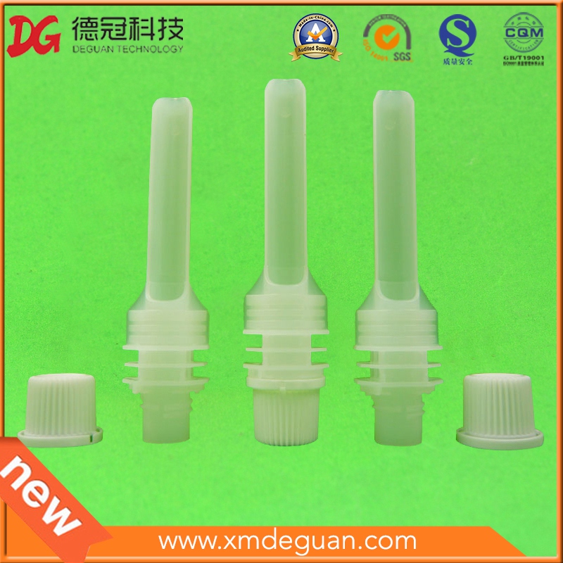 Stand up Pouch Long Suction Nozzle Spout and Cap for Pouch