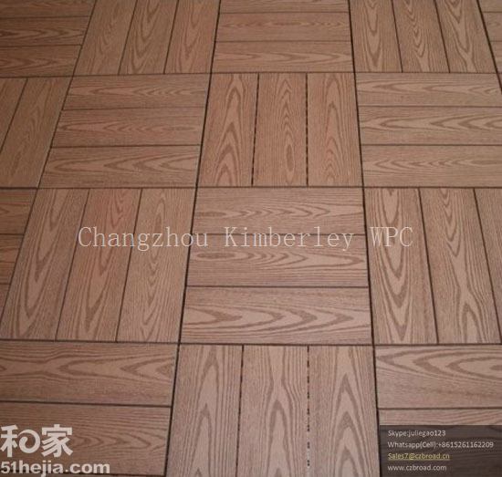 China Factory WPC Timber Tiles for Patio