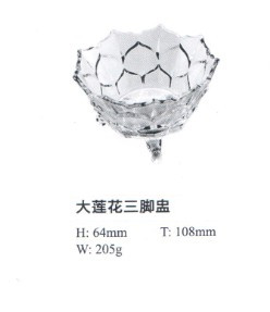 High Quality Glass Sweetmeat Bowl for Daily-Use Kb-Hn0369