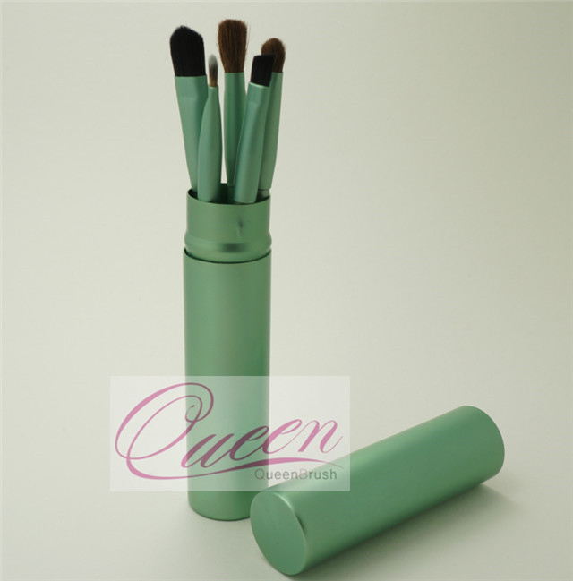 Free Sample 5PCS Green Eyeshadow Makeup Brush Tool Kits