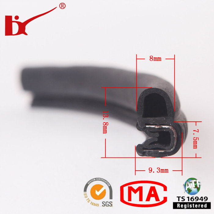 Various Sizes Car Door Edge Rubber Protective Seal Strips