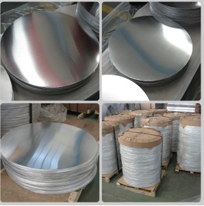 Hot Roll Aluminum/Aluminium Circle for Cookware (A1050 1060 1100 3003)