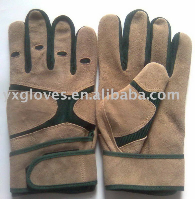 Cow Leather Glove-Mechanic Glove-Working Glove-Safety Glove