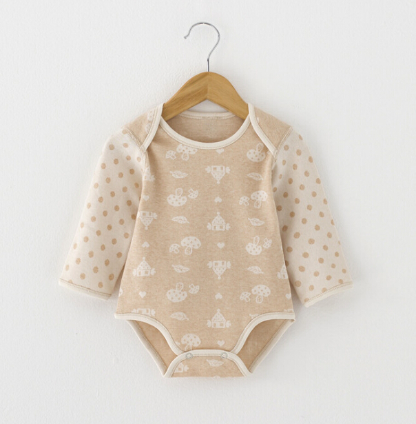 Jacquard Organic Cotton Baby Romper for Summer