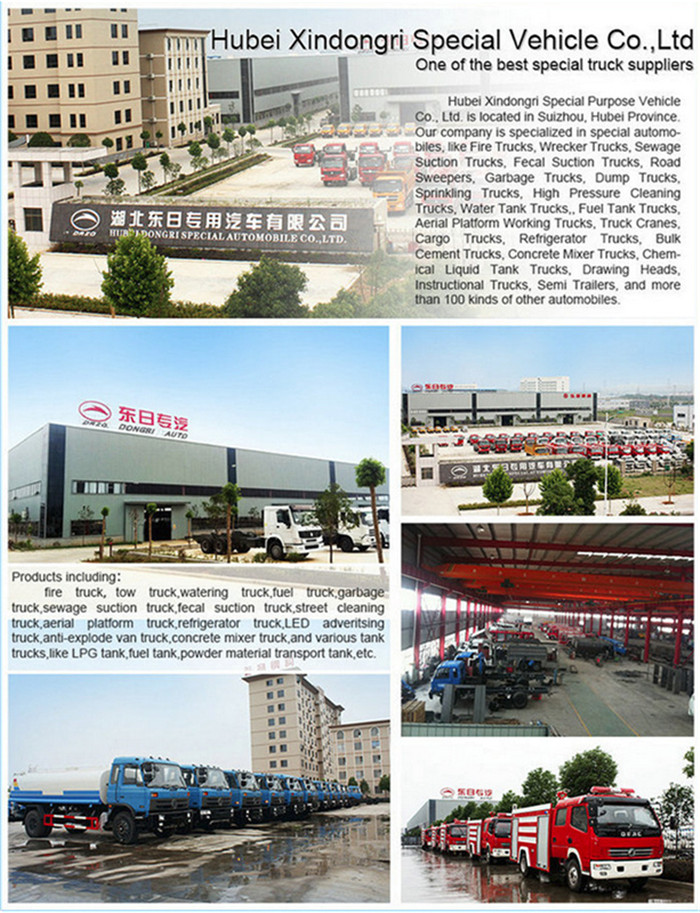 8.5cbm Special Purpose Sewage Suction Truck