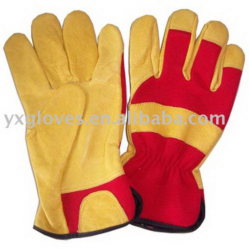 Leather Garden Glove-Hand Glove-Cheap Glove-Working Glove-Safety Glove