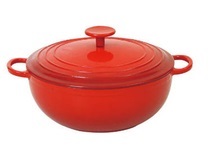 Carbon Steel Enamel Saucepot with Cover