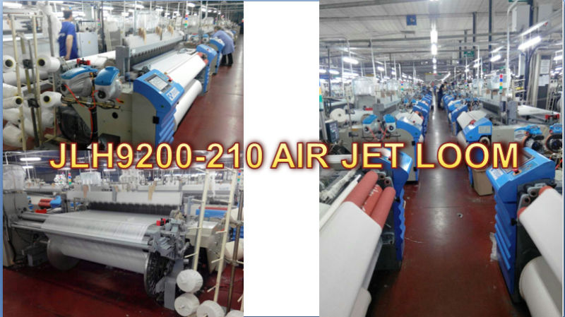 Double Nozzle New Technology Enery-Saving Assistant Main Nozzle Air Jet Loom for Sale