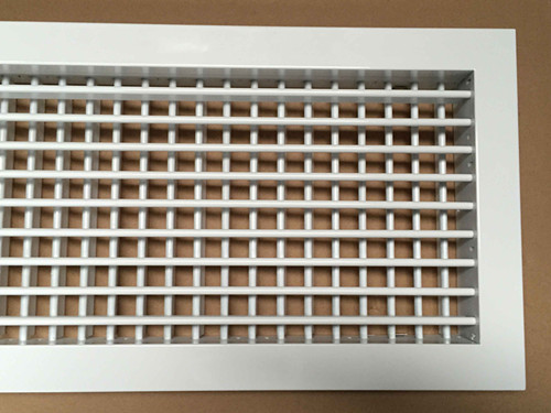 Horizontal or Veriacal Lines Aluminium Double Defelction Grille