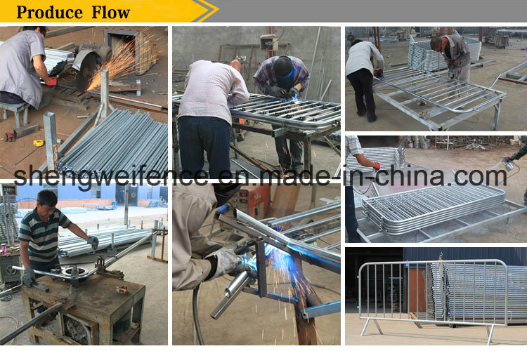 Safety Metal Fence Pedestrian Crowd Control Barrier