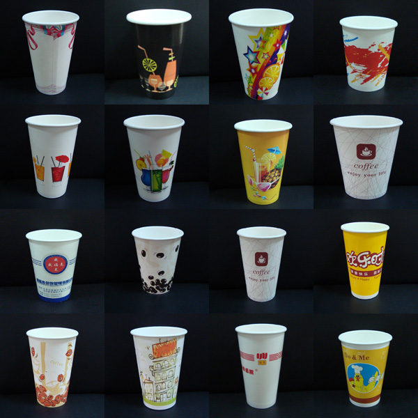 12/14/16oz Single Wall Disposable Juice Paper Cups