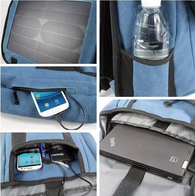 High Quality Cycling Solar Bag Power Panel Charger Solar Backpack