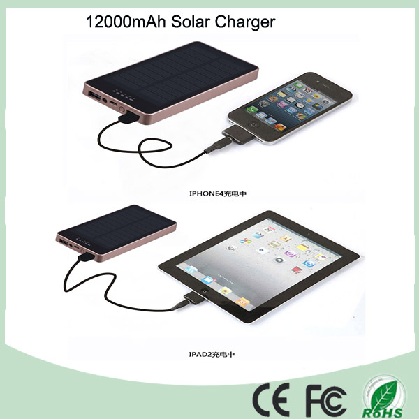 5000mAh Power Bank Solar Charger with LED for Mobile Phone (SC-1688)