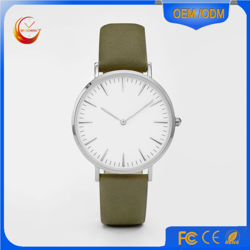 Promotion Sport Stainless Steel Fashion Lady Men's Quartz Wrist Watch