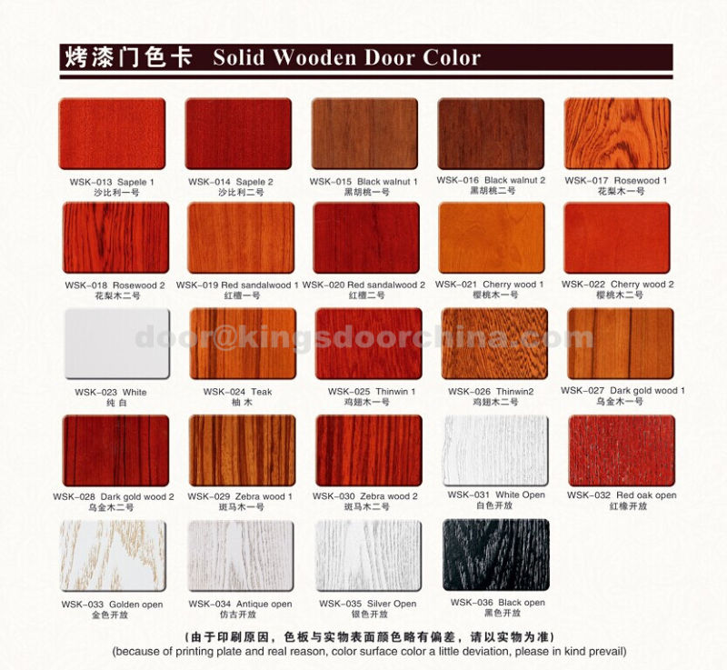 China Made Luxury Wooden Veneer Laminated Doors