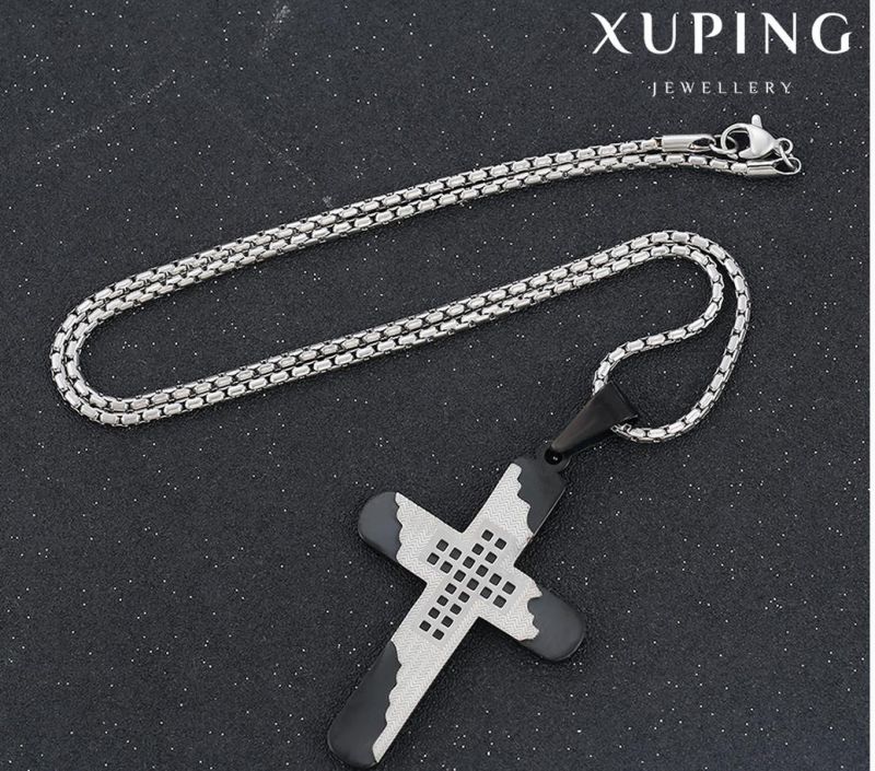 32722 Fashion Religion Series Cool Cross Stainless Steel Jewelry Chain Pendant