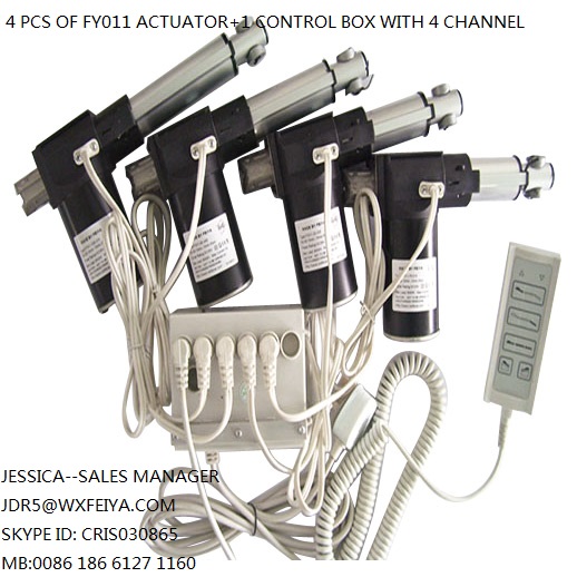 DC Electric Linear Actuator Kits with Control Box and Handsets 6000n (FY011B)