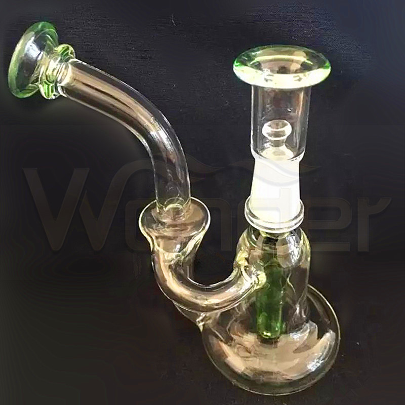 Green and Transparent Color for Smoking Pipe