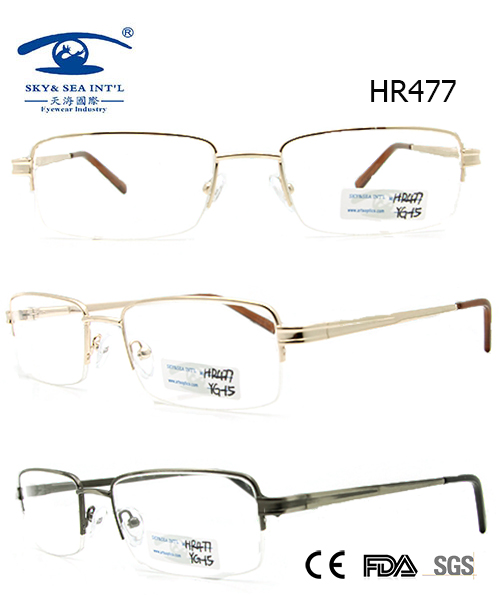 Popular Man Half Frame Metal Glasses Frame