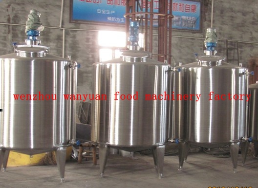 Steam Heating Jacketed Mixng Tank with Agitator