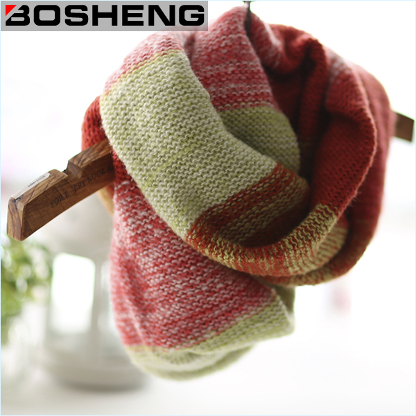 Mix Color Warm Winter Fashionable Women Neck Wrap Infinity Scarves