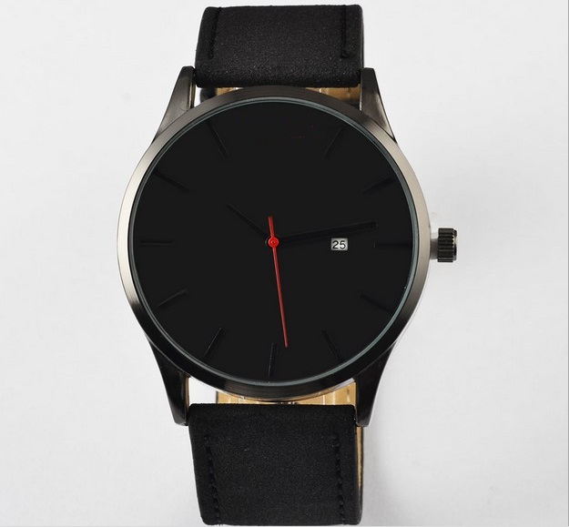 Customised Leather Strap Fashion Men Watch