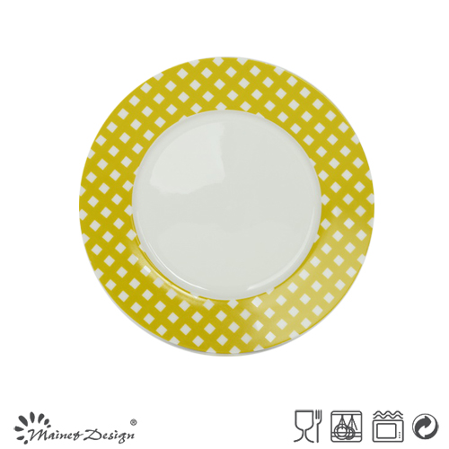 20.5cm Porcelain Salad Plate with Decal