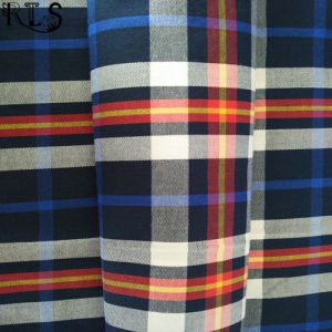 100% Cotton Poplin Woven Yarn Dyed Fabric for Shirts/Dress Rls50-19po