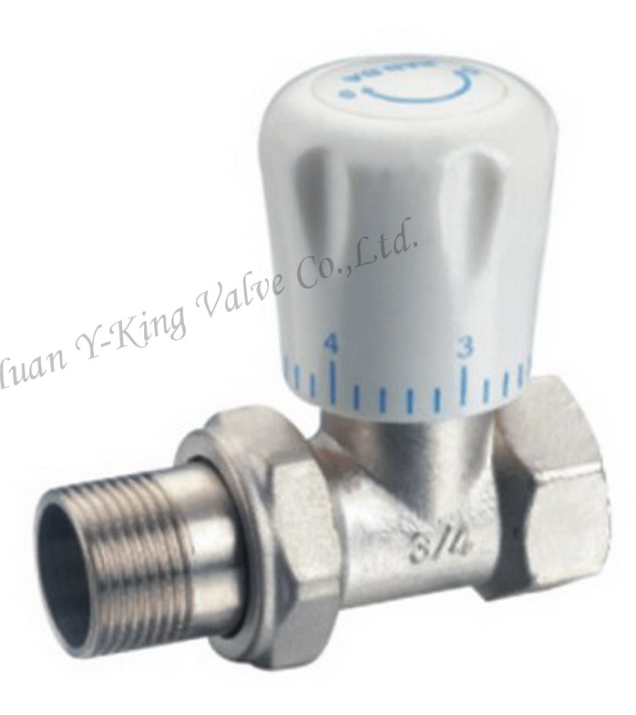 Brass Thermostatic Throttle Valve with Copper Exposure (YD-3007)