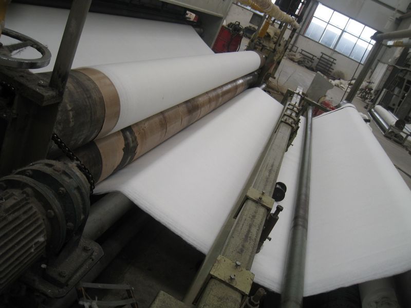 Black Non-Woven Polypropylene Geotextile Fabric