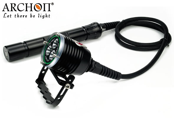 Professional 30watts CREE LED 26650 Battery LED Diving Flashlight
